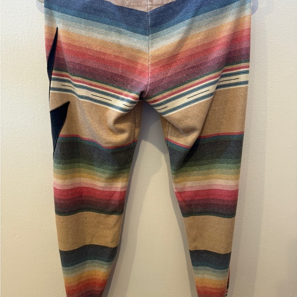 Aviator Nation lightening bolt multi striped XS sweatpants, good used condition - Picture 3 of 10